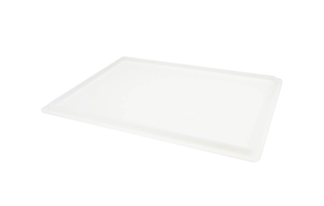 2x transparente Pizzateigbehälter 35,5 x  27,5 x 8,5 cm 2x Deckel 
